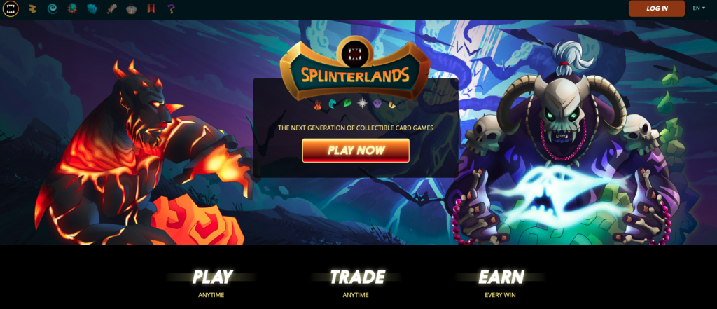 splinterlands nft game image